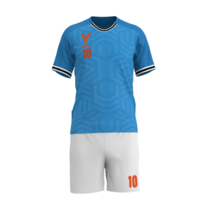 Blue Patterned Soccer Kit – Set of 30